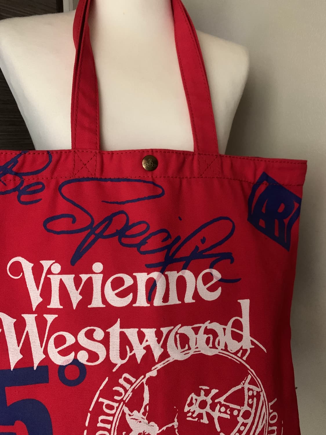 비비안웨스트우드 캔버스 숄더백 상품이미지2