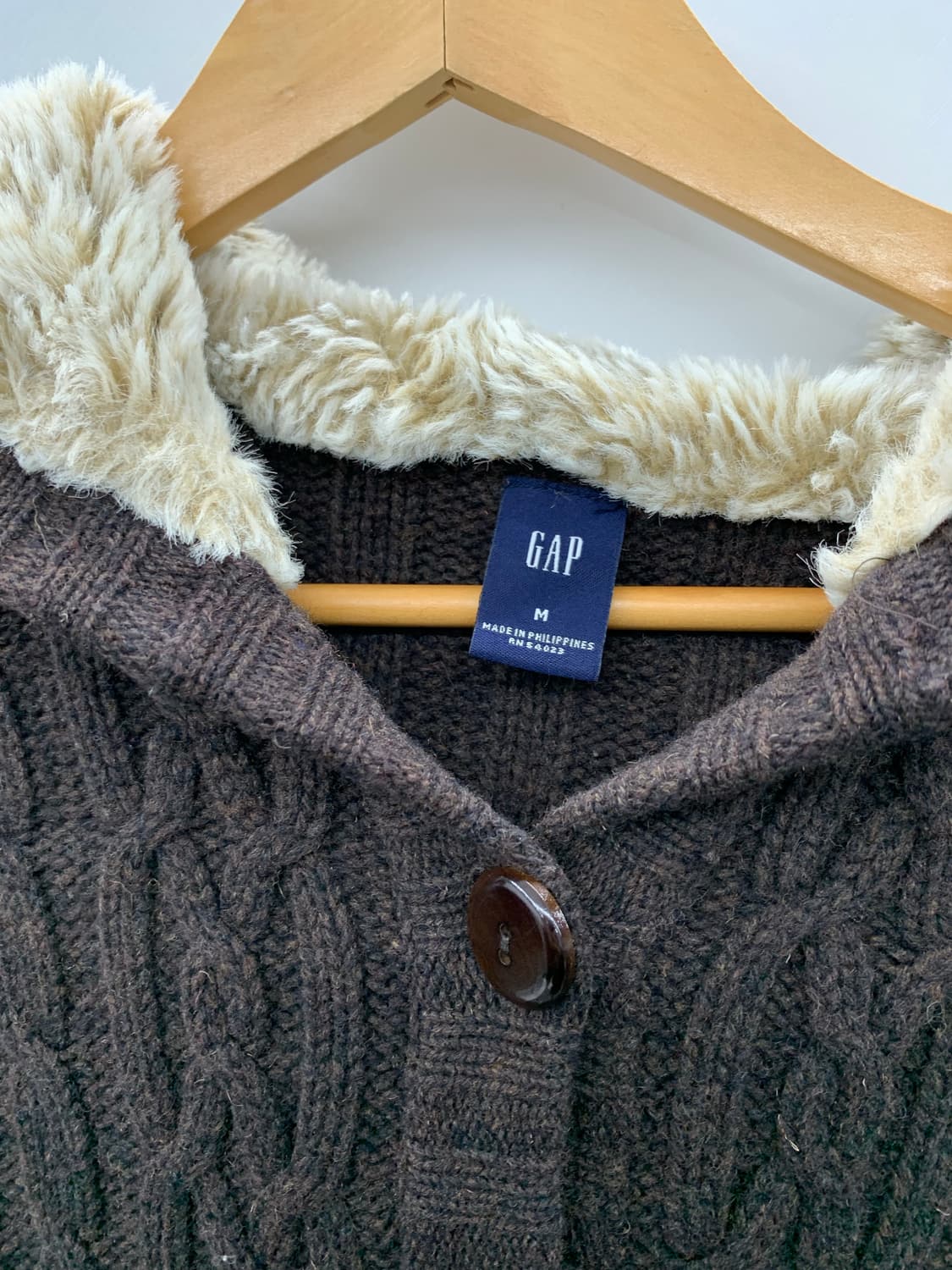 Gap 퍼 후드 가디건 상품이미지6