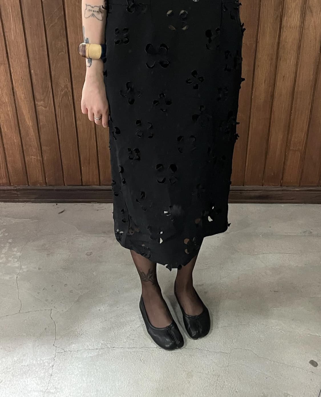 COMME DES GARCONS flower punching dress 상품이미지2