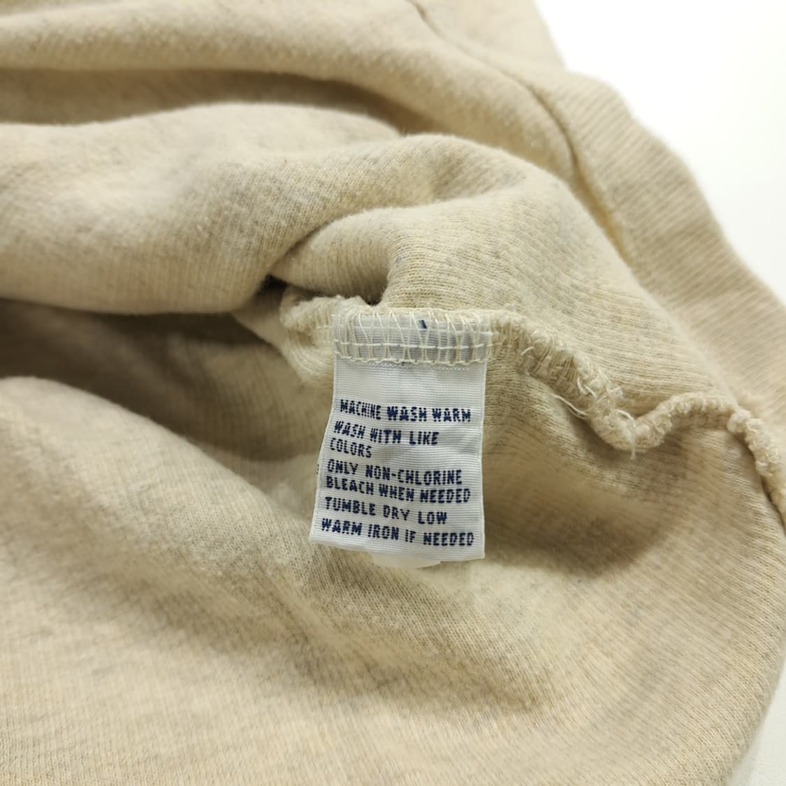 CN666 M 폴로 랄프로렌 오트밀베이지 하프집업 긴팔 니트 스웨터 상품이미지6