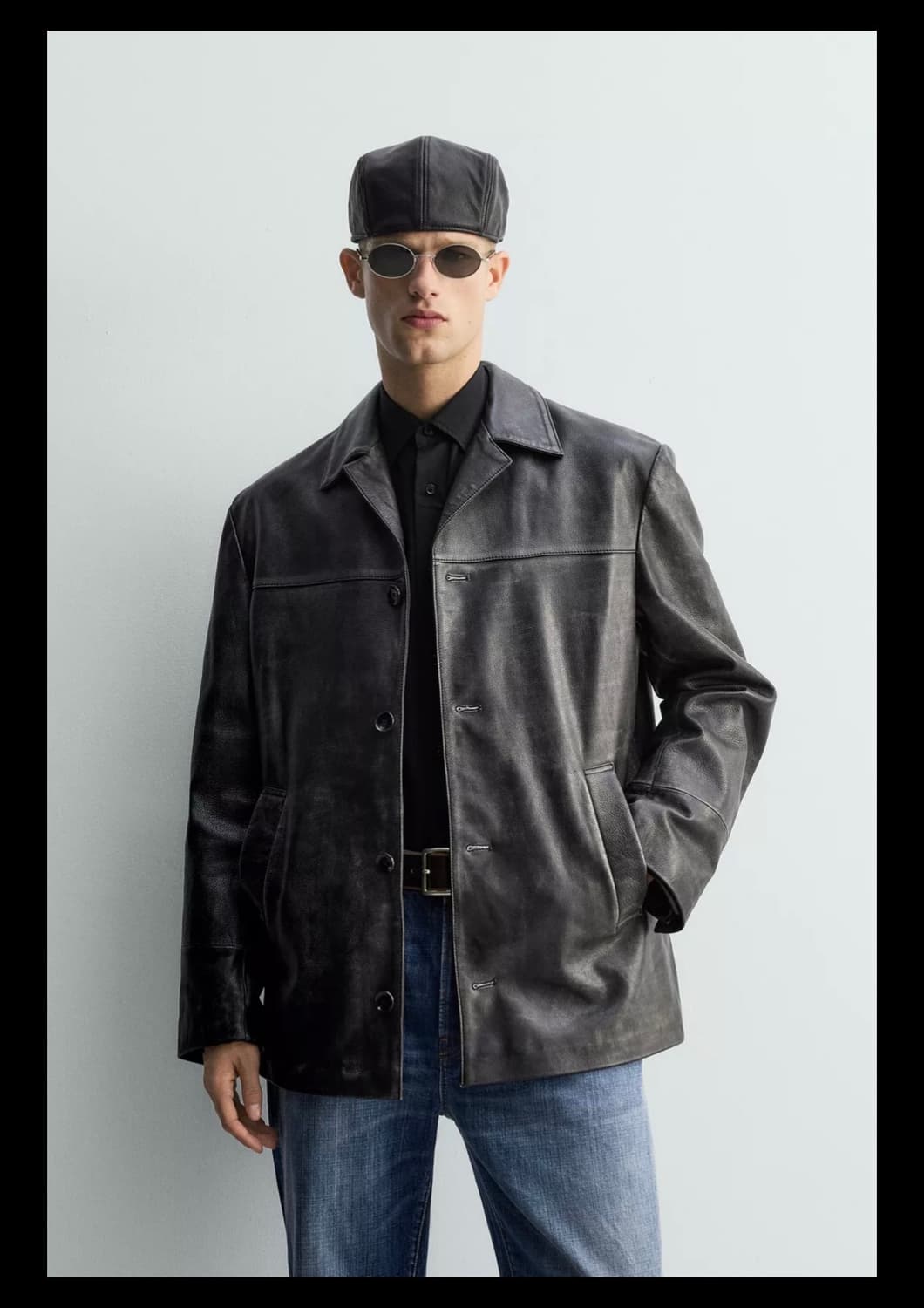 (새상품)자라 카코트 레더 팔아요 상품이미지4