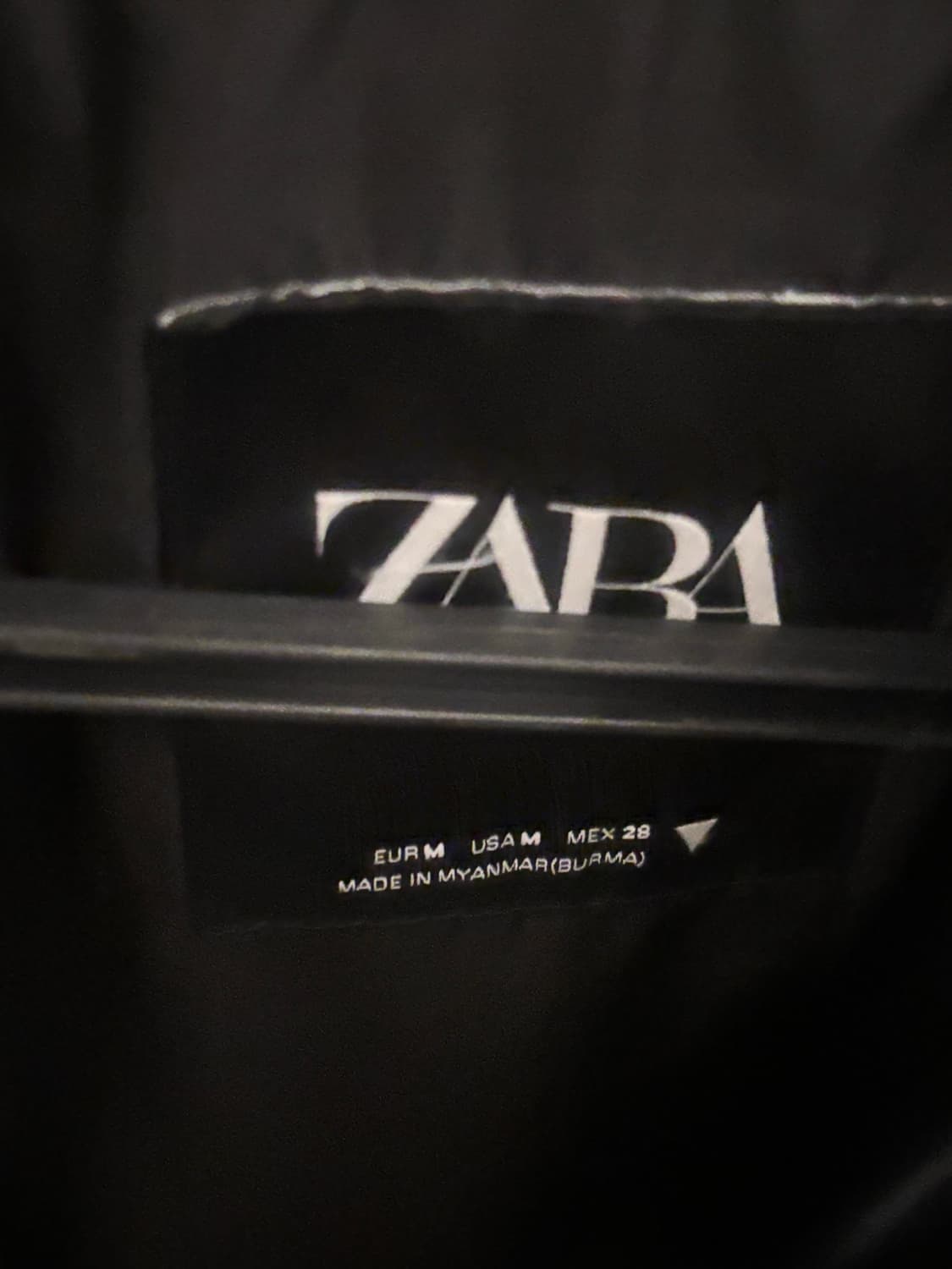 자라 페이크 레더 패딩 상품이미지2