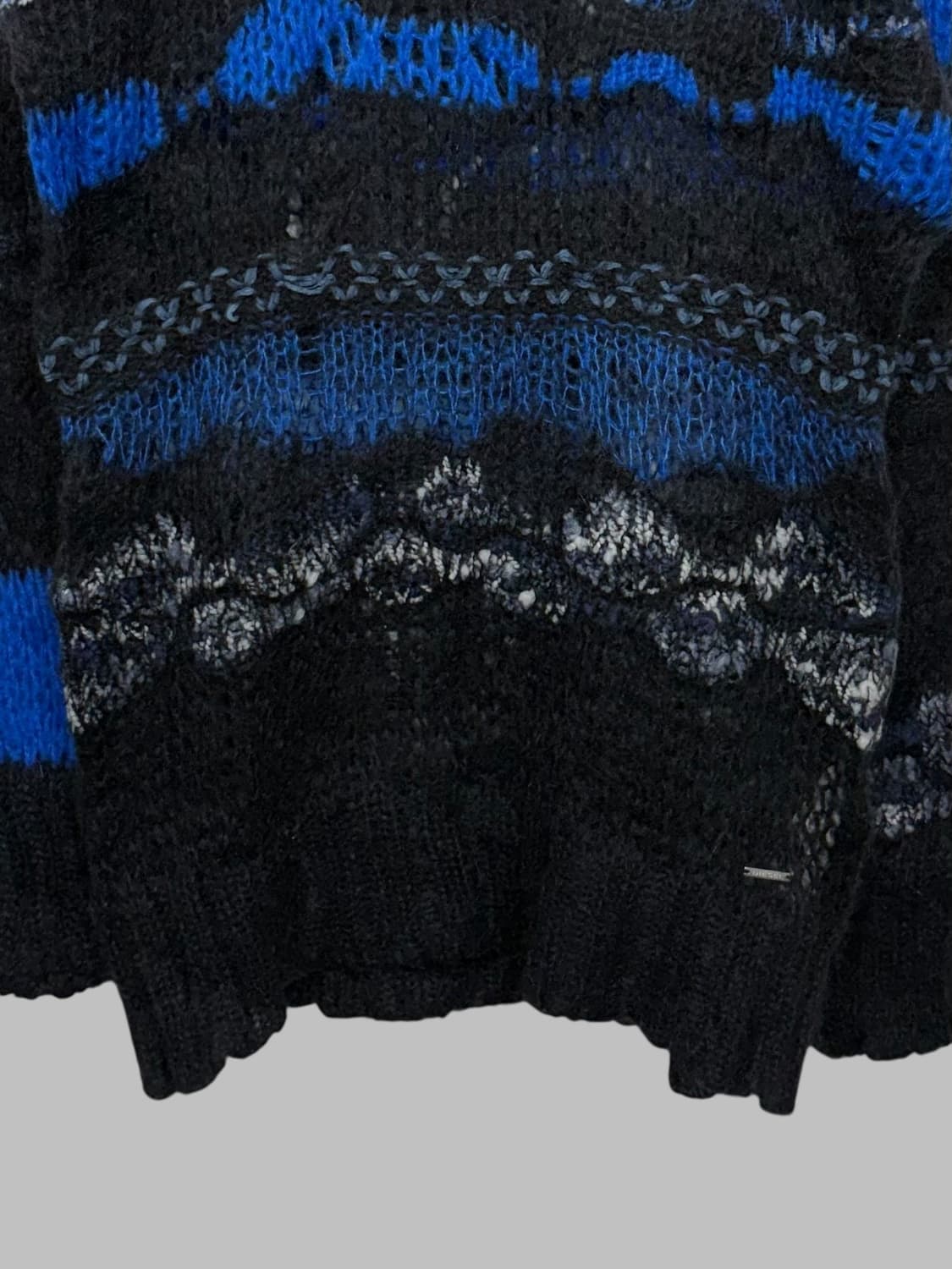 DIESEL wave knit blue  상품이미지3