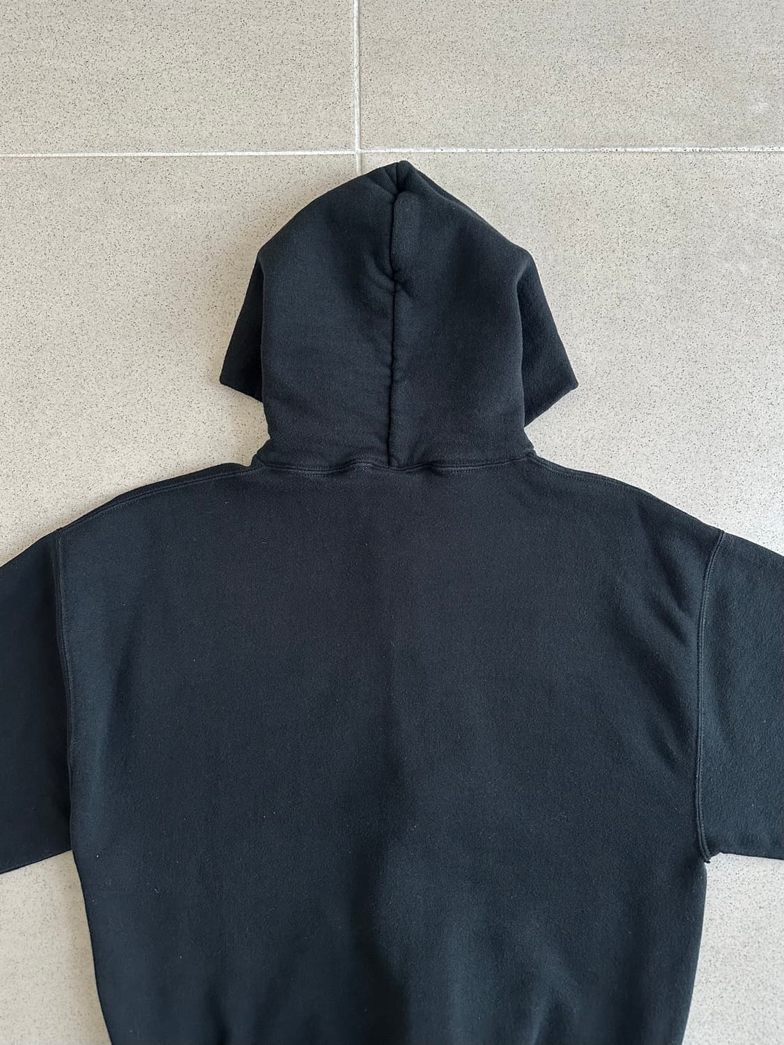 90s 빈티지 러셀 후드집업 블랙 M 상품이미지5