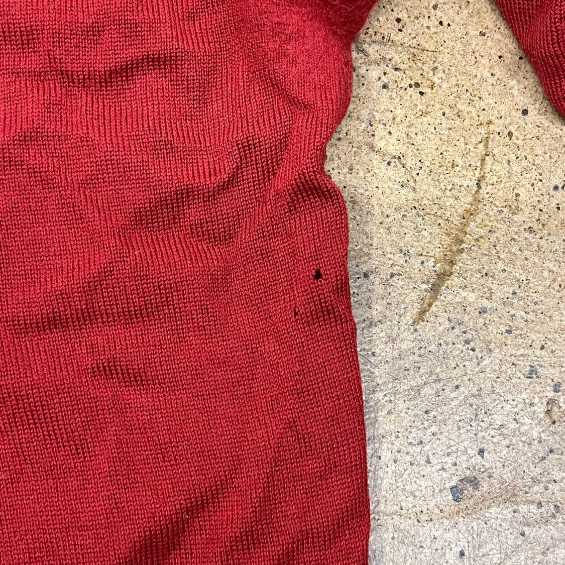 [정품/L] 스톤아일랜드 레드 니트 긴팔 b16 상품이미지8