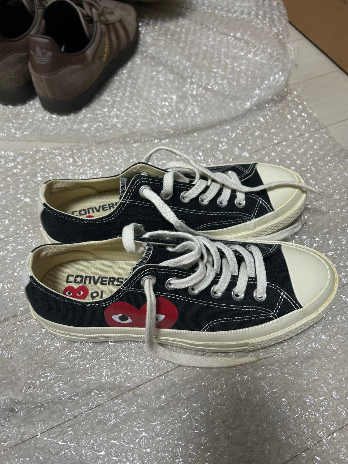 꼼데가르송&컨버스 화 (새상품) 상품이미지1