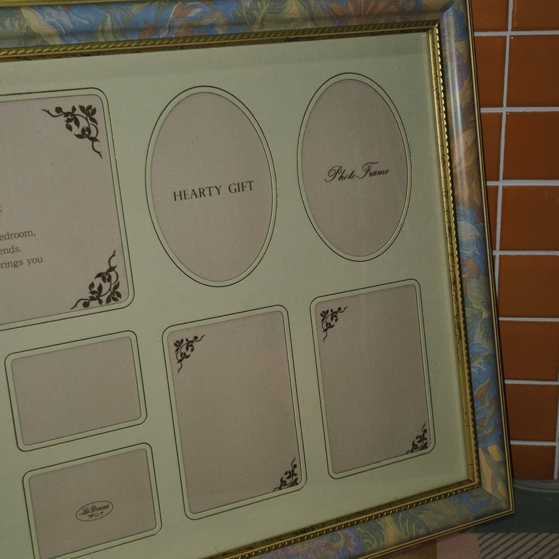 80s 라돈나 플로랄 우드 대형 2way 액자 상품이미지8