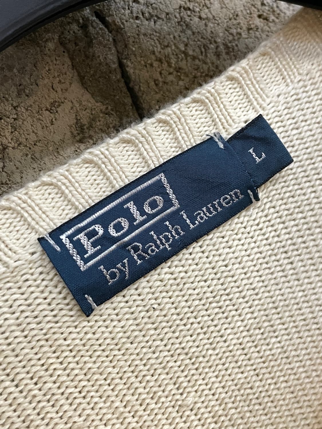 폴로 랄프로렌 코튼 크림 니트 상품이미지5