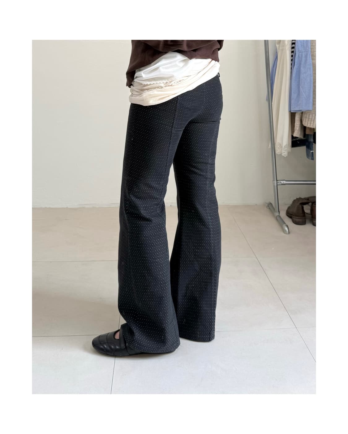 빈티지 도트 부츠컷 상품이미지6