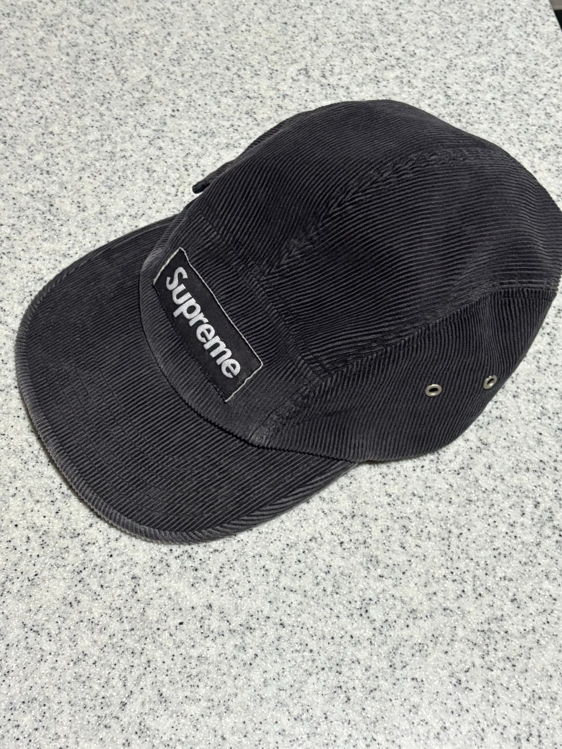 슈프림 코듀로이 포켓 캠프캡 블랙 - 24SS 상품이미지2