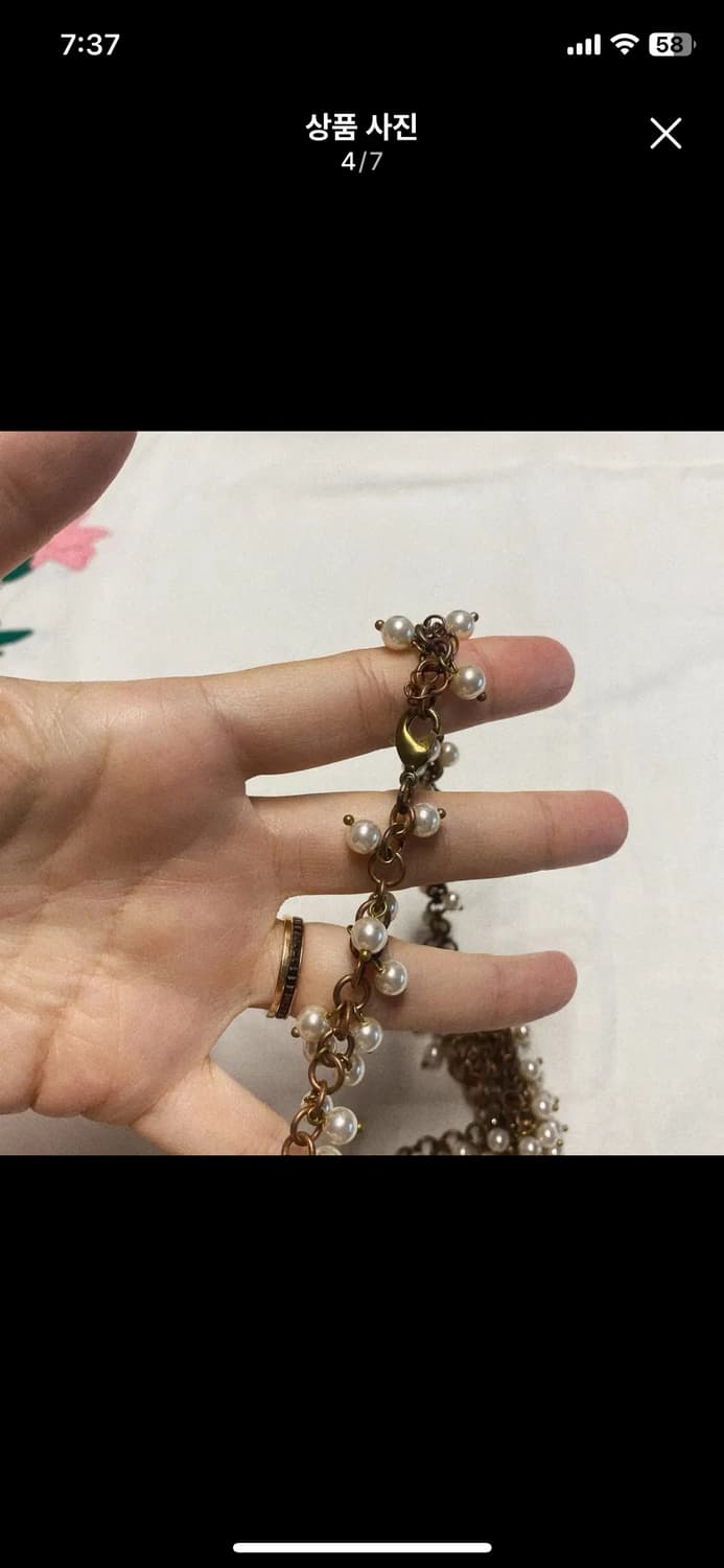 진주구슬 목걸이 상품이미지4