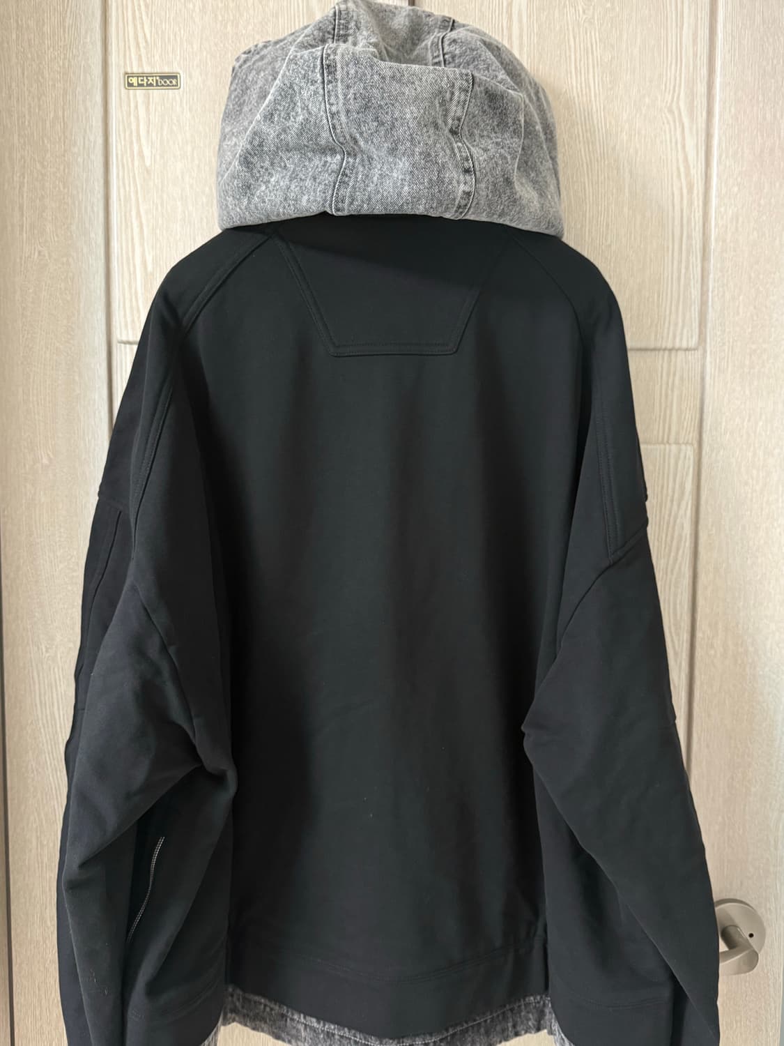 준지 24fw 데님 레이어드 맨투맨 M 상품이미지2