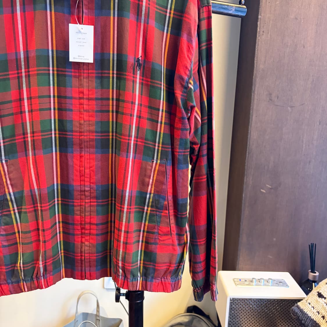 15688 - 폴로 랄프로렌 타탄체크 블루종 자켓 상품이미지4