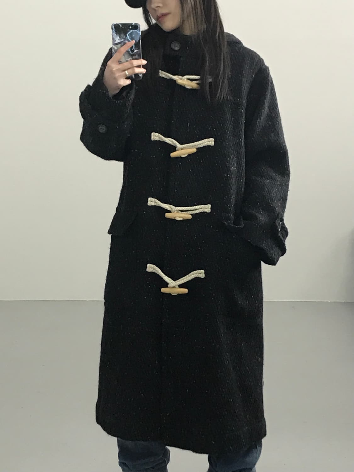 ASPRI 네프 트위드 더플코트 상품이미지2