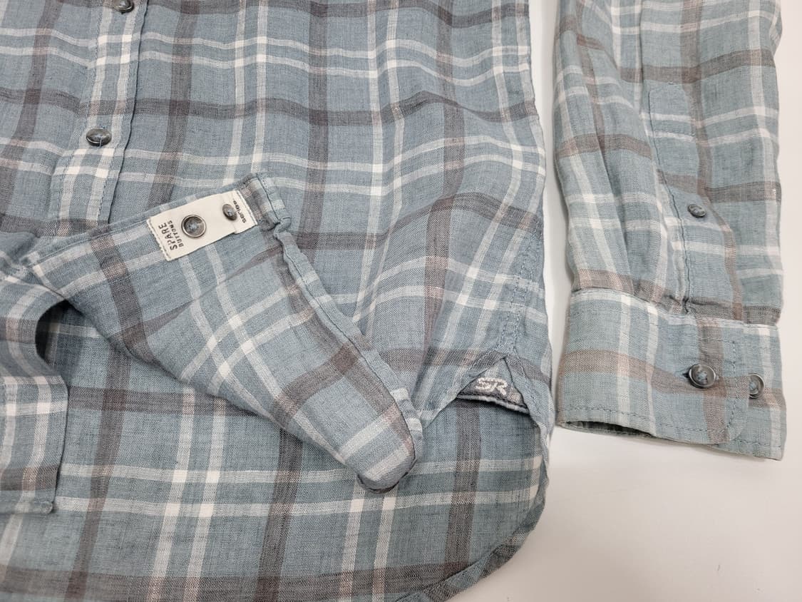 Series 시리즈 컴포트 피그먼트 린넨 체크 셔츠 / 남 95 BUX
 상품이미지4