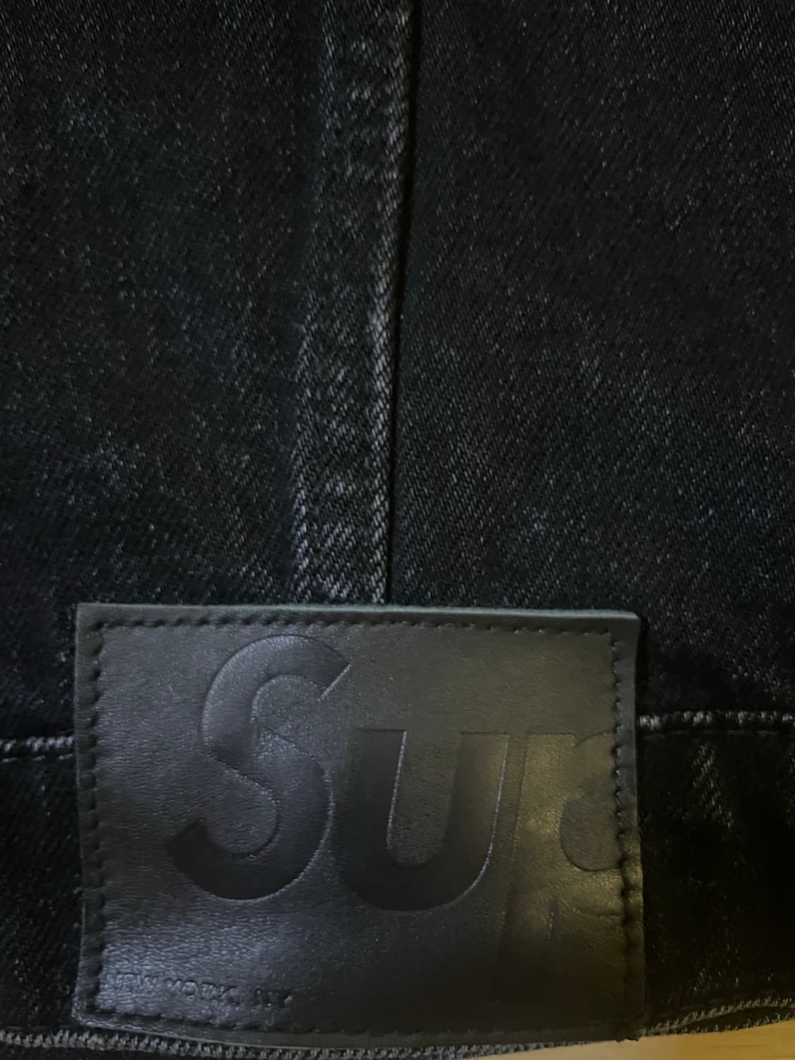 슈프림 데님 트러커 자켓 블랙 - 25SS 상품이미지6