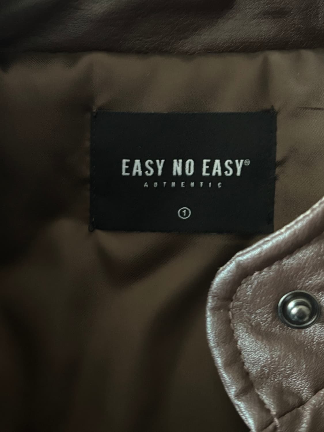 이지노이지 레더 바이커 자켓 [1사이즈] 상품이미지3