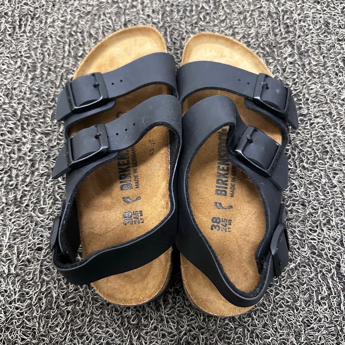 버켄스탁 밀라노 샌들 블랙 245 상품이미지3