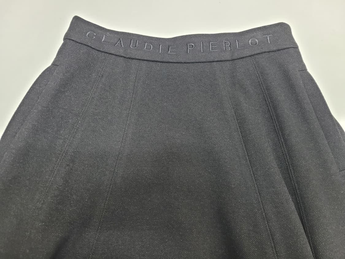 끌로디 피에로 23FW 플레어 스커트 / 여 61-86 블랙
 상품이미지3