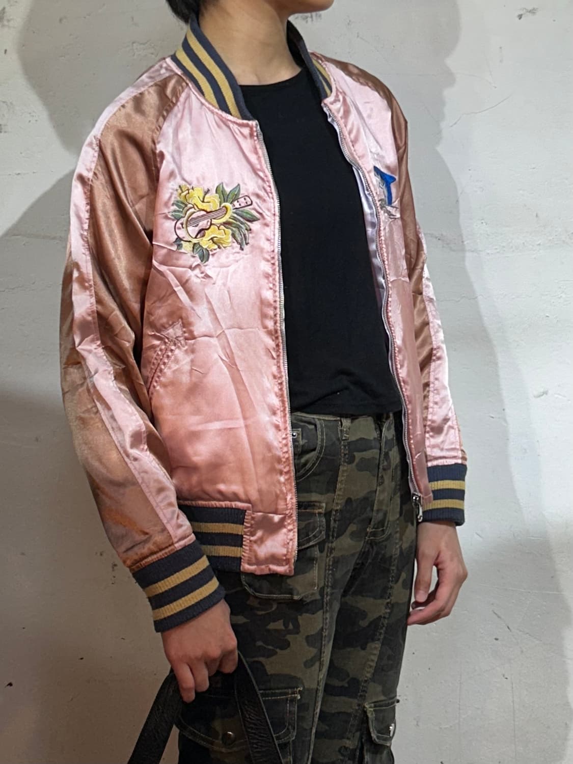 일본빈티지 양면 리버시블 스카잔 수니베어 스카쟌 xs 상품이미지10