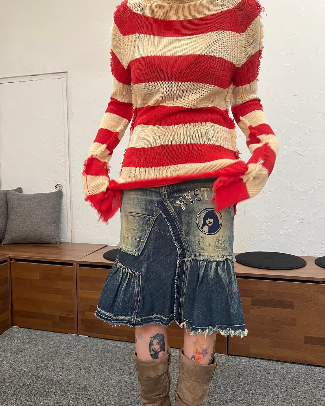 마르니 21SS 그런지 스트라이프 니트 상품이미지3