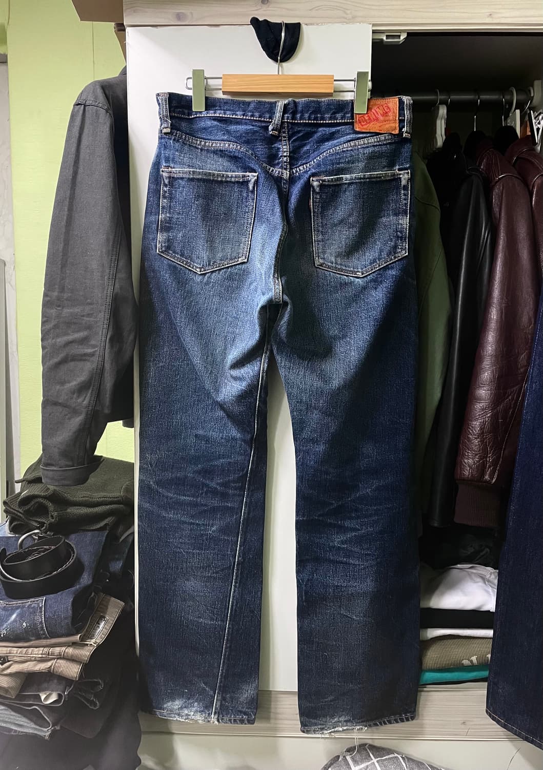 오사카5 드님 셀비지 데님팬츠(페이딩 예술) 상품이미지2