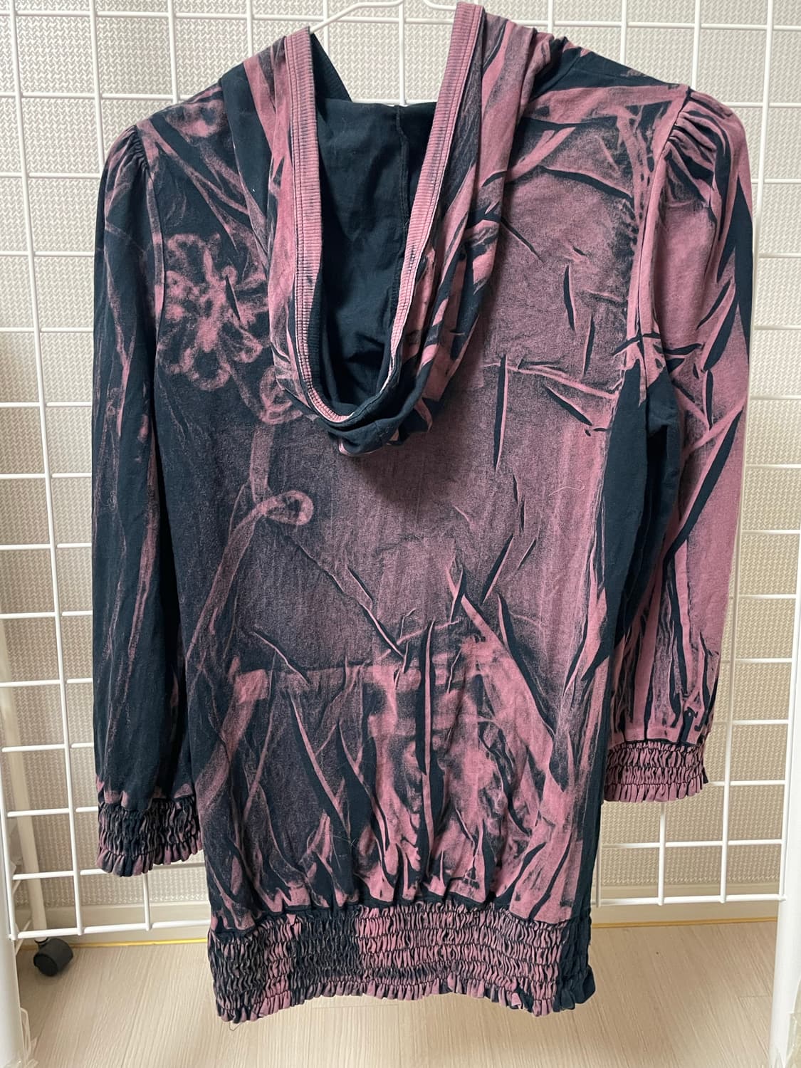 빈티지 프린팅 후드집업 상품이미지2