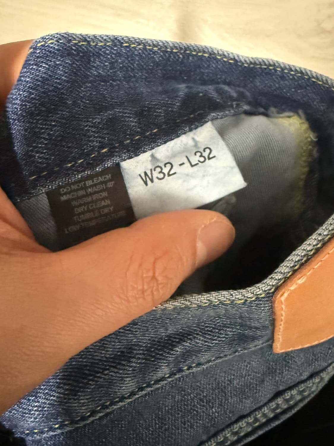 비바스튜디오 청반바지 미착용 판매 합니다. 상품이미지6