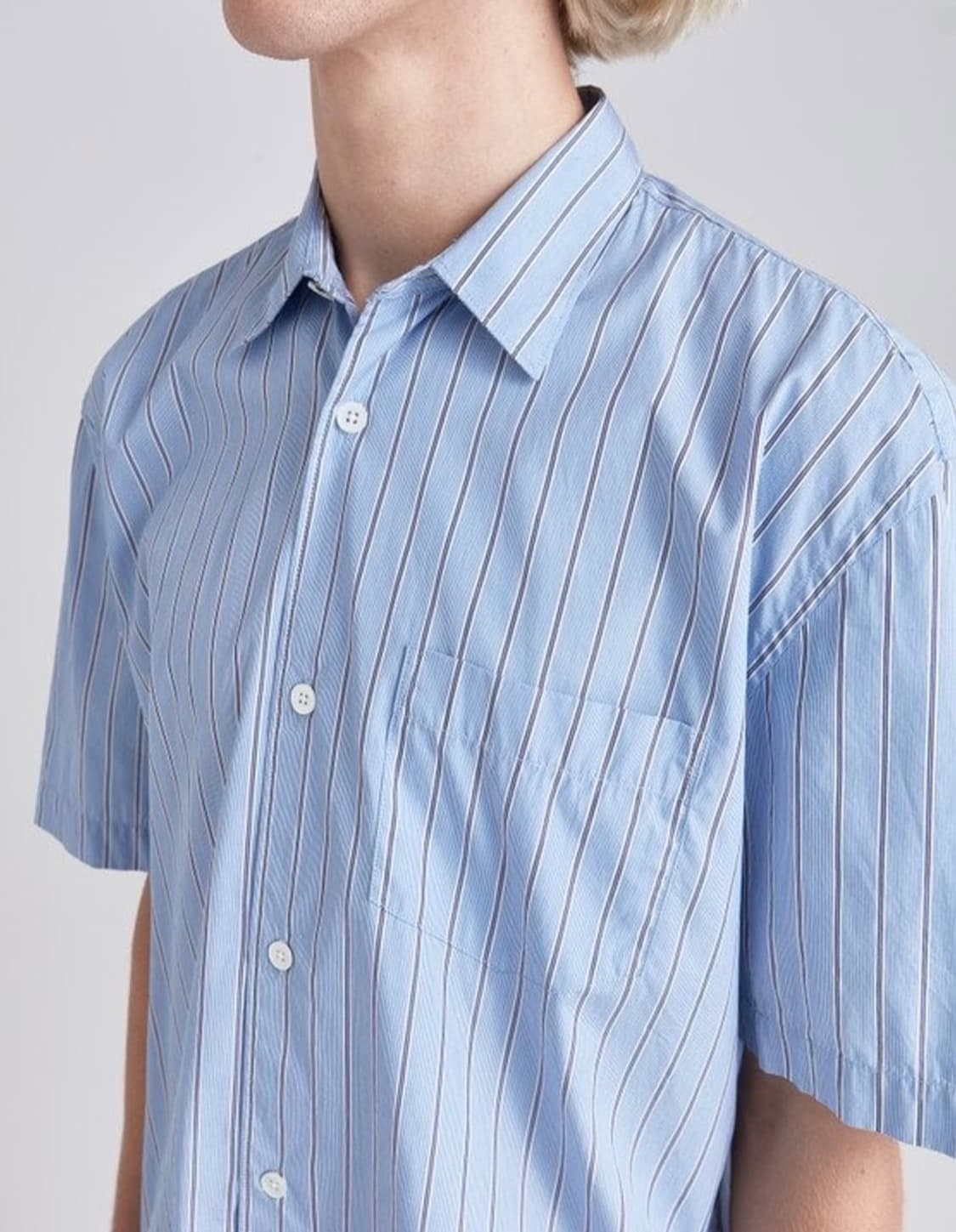 (95) 아워레가시 스트라이프 반팔 셔츠 상품이미지6