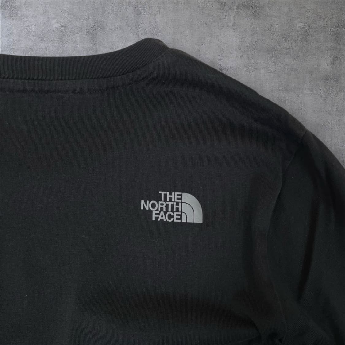 노스페이스 블랙 로고 롱슬리브 긴팔 티셔츠 M(95) 상품이미지7