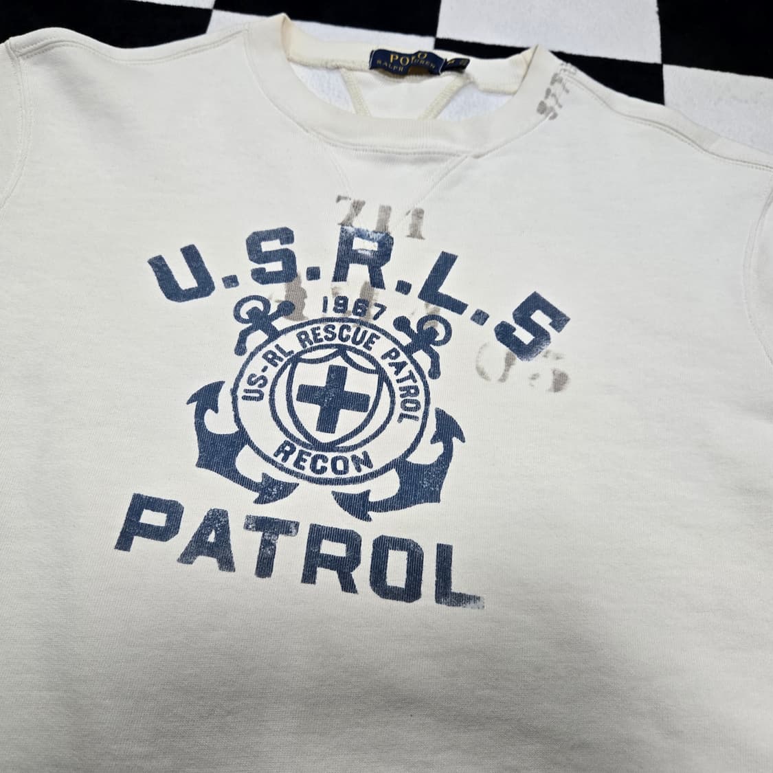 M 폴로랄프로렌 USRLS PATROL 스웻셔츠 아이보리 상품이미지2