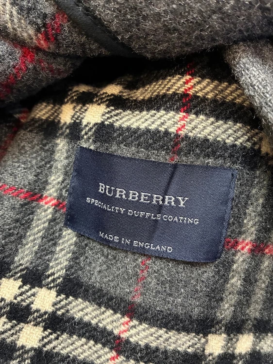 버버리 90's 오리지널 울 더플 후디 코트 PN5617 상품이미지7