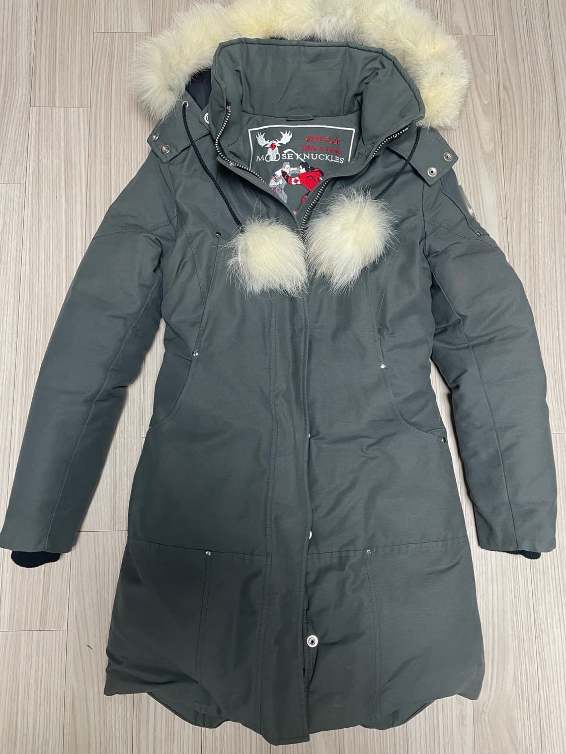 무스너클 스틸링 여성 롱패딩 XS 상품이미지2