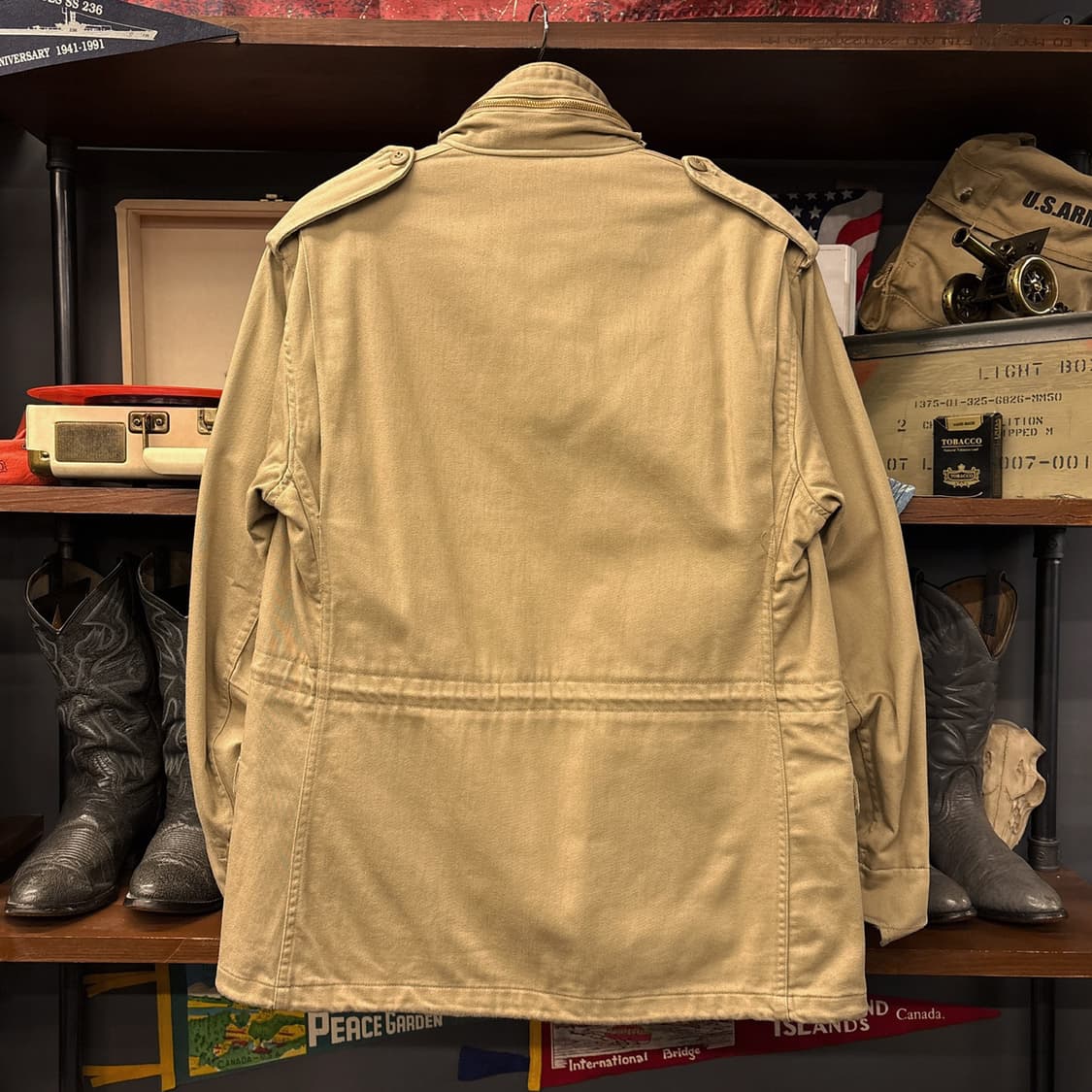 90s 알파인더스트리 미국생산 코튼트윌 M-65 필드자켓 N1143 상품이미지2