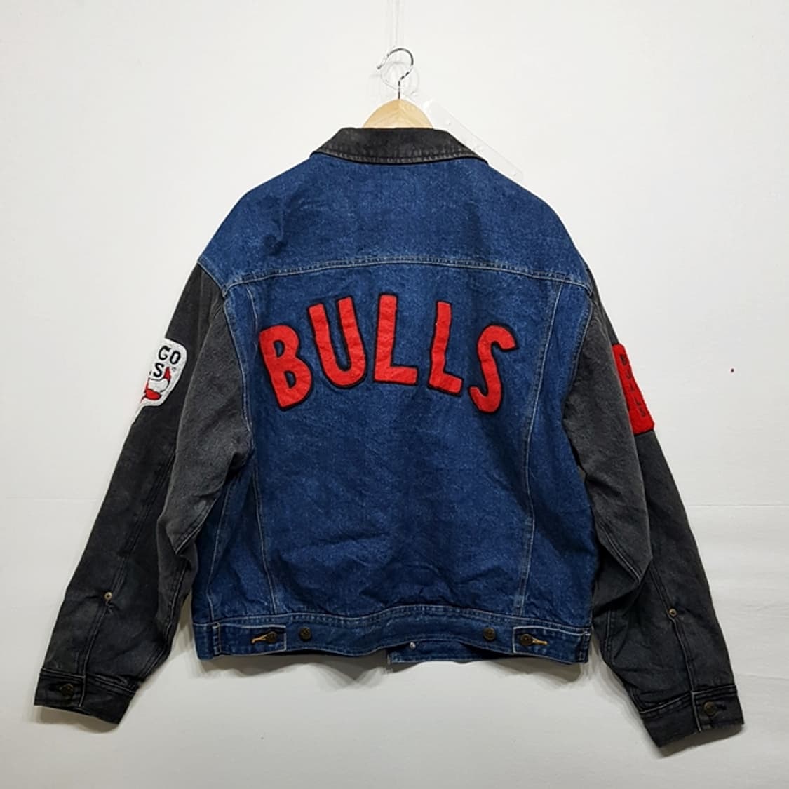 NBA 오피셜 시카고불스 데님 누빔 자켓 상품이미지6