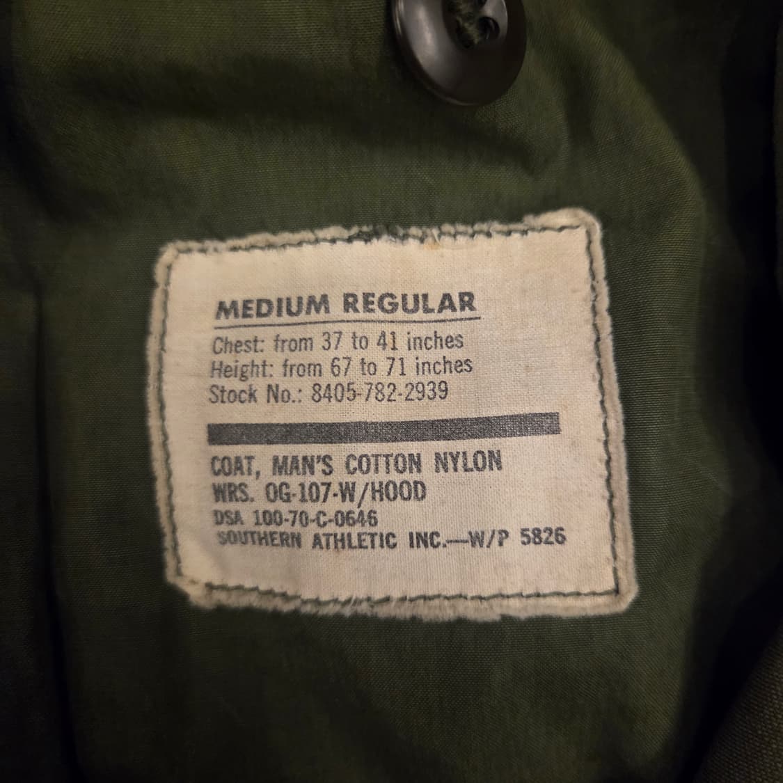 m65 필드자켓 2세대 은지퍼  m-r 상품이미지3