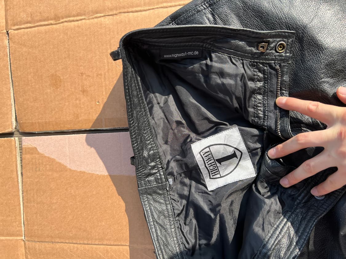 빈티지 레더팬츠 상품이미지4