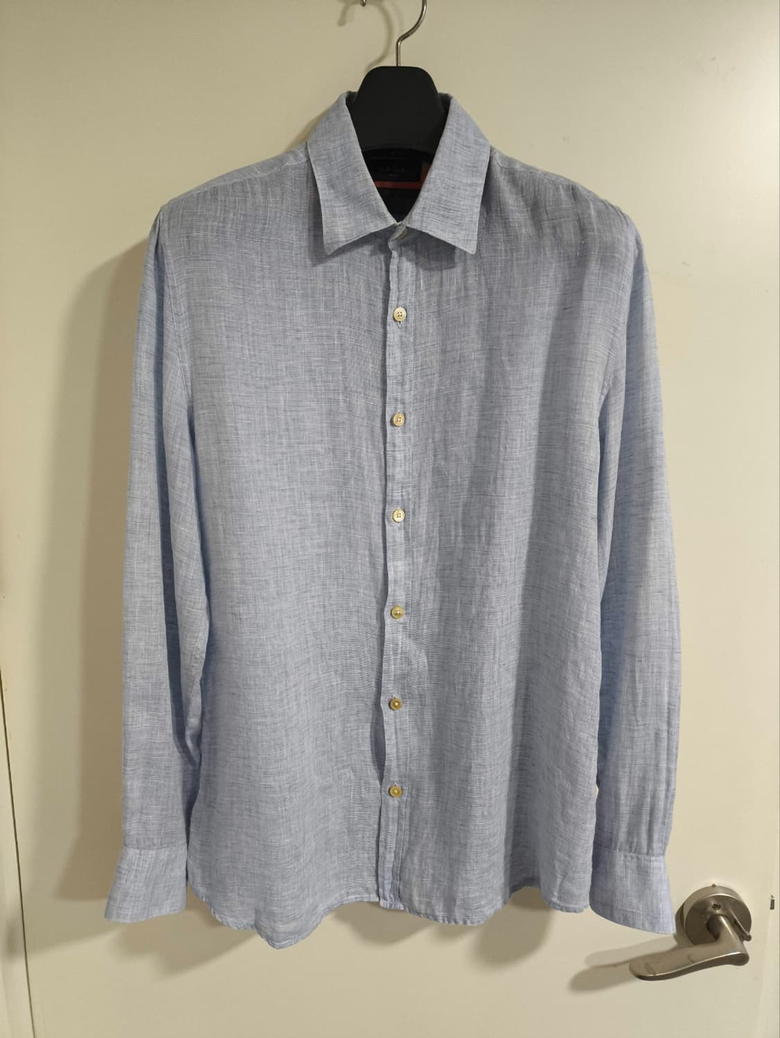 100 (15.5) 폴스미스 슬림핏 린넨 셔츠 이태리제 상품이미지1
