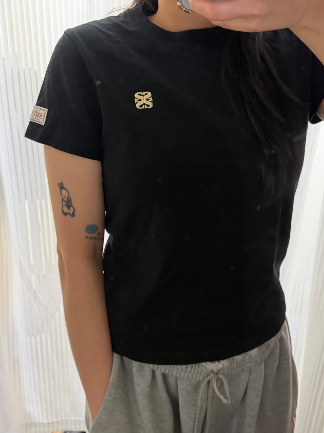 세터 블랙 반팔티 s 상품이미지1