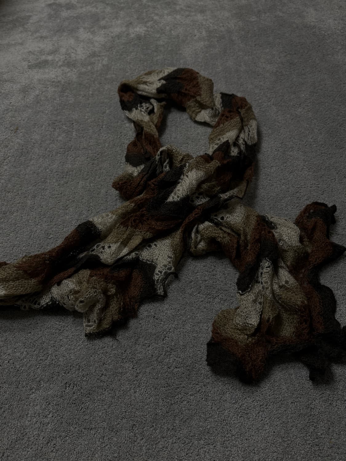 Vintage v-kei punk mood scarf 상품이미지3