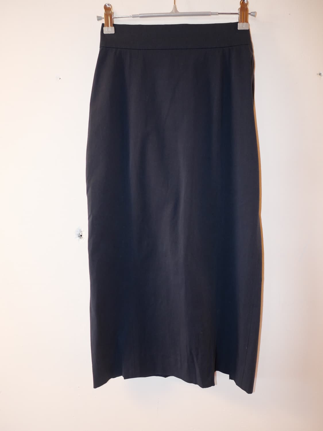 navy maxi slit skirt #prada 상품이미지1