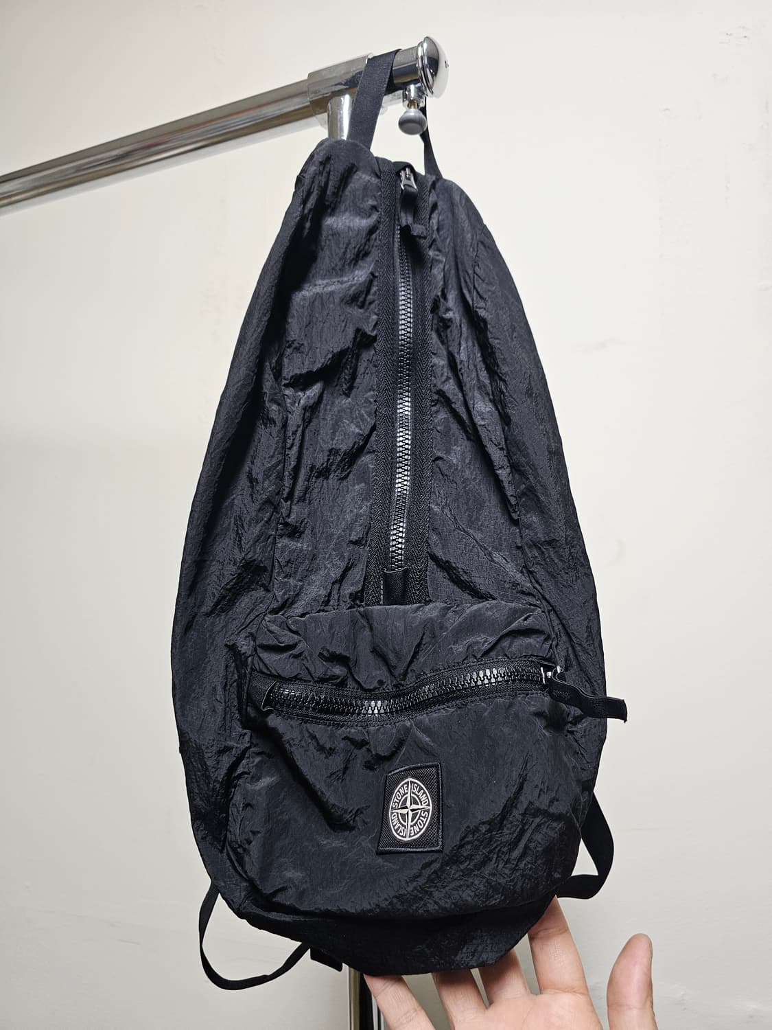 스톤아일랜드 립스탁 나일론 패커블 백팩 상품이미지1