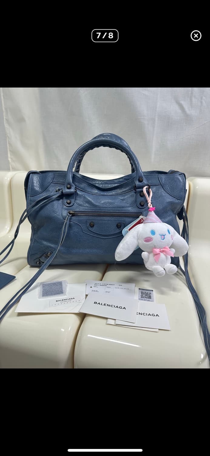 발렌시아가 시티 모터백 미디 상품이미지8