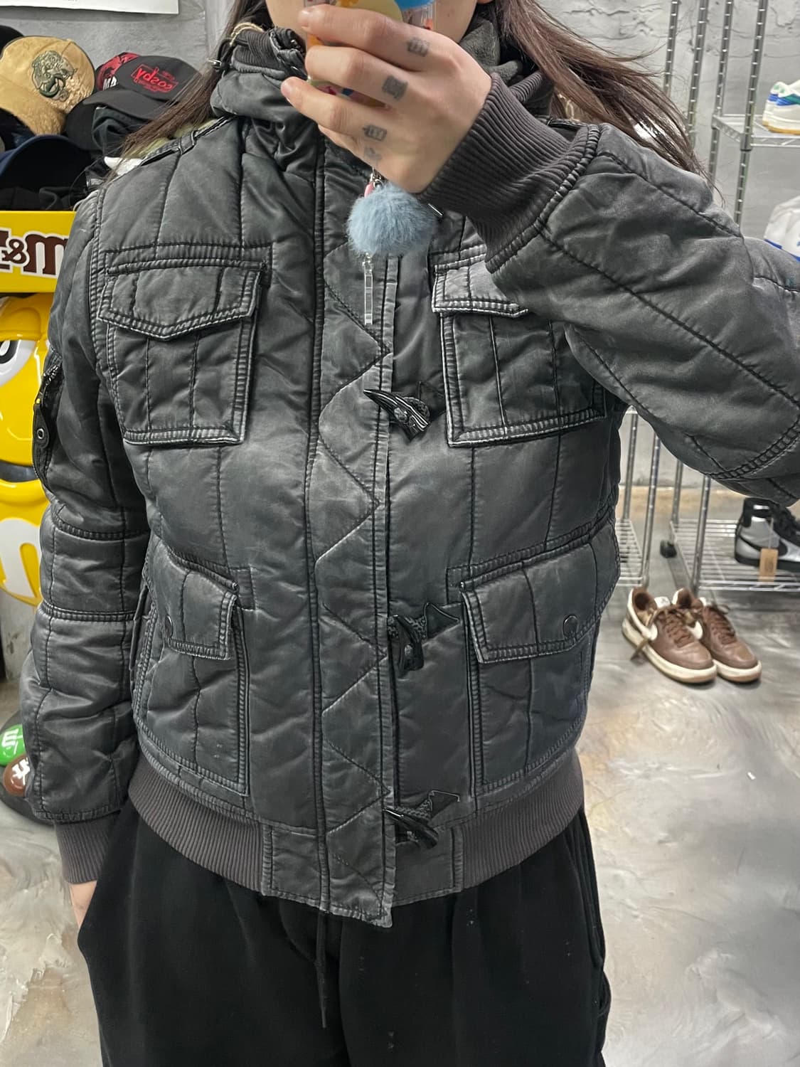 Triple5Soul 더플 패디드 크롭 자켓 상품이미지9