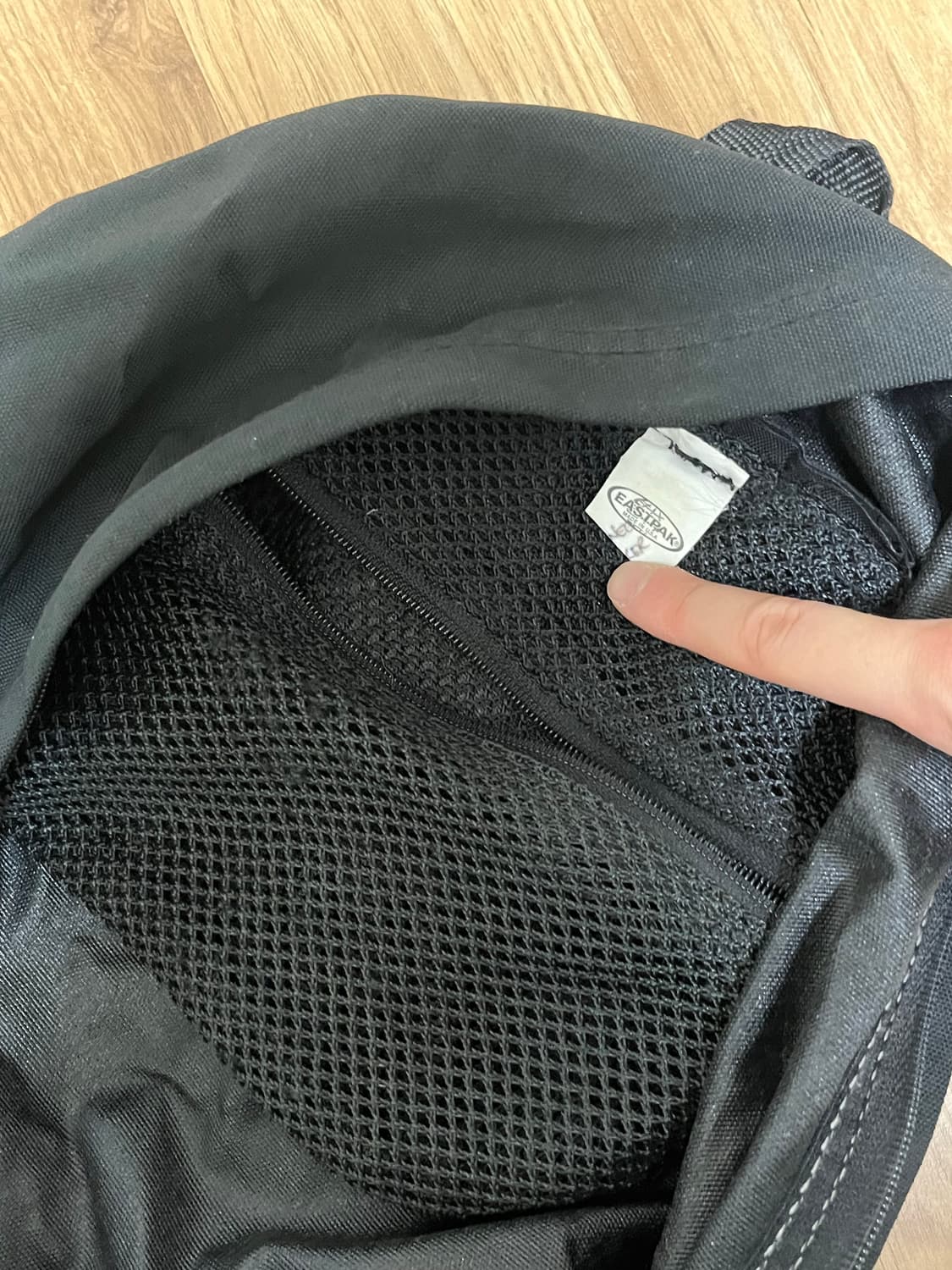 90s eastpak 이스트백 레더 백팩 made in usa 상품이미지3