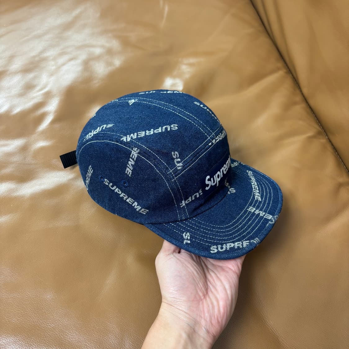 Supreme 슈프림 워시드 데님 캠프캡 모자 (Washed Denim) 상품이미지3