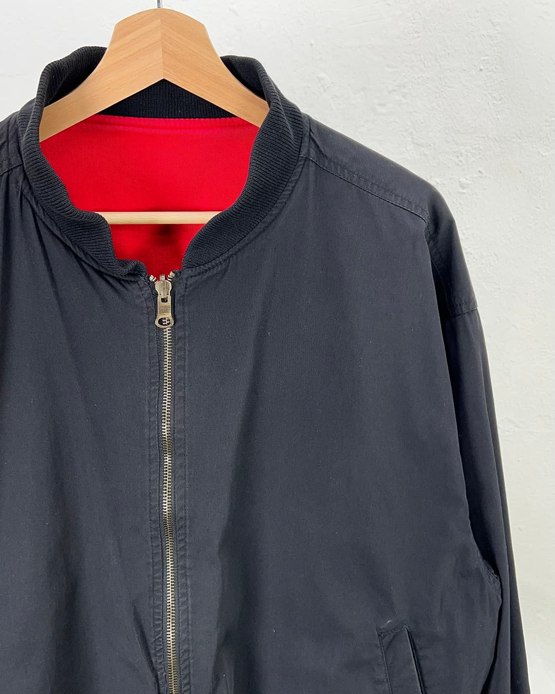 90s 말보로 리버서블 로고 보머 자켓 상품이미지5