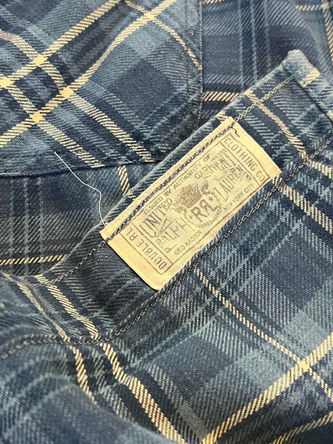 RRL flannel cotton shirts  M 상품이미지6