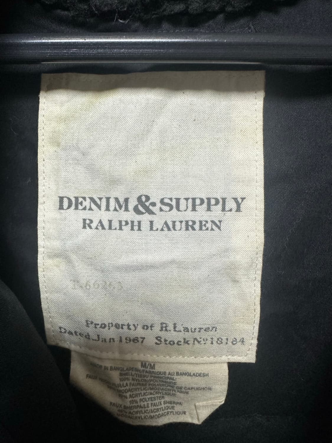 no.103 폴로랄프로렌 데님앤서플라이야상 패딩 점퍼 USA 성조기 상품이미지3