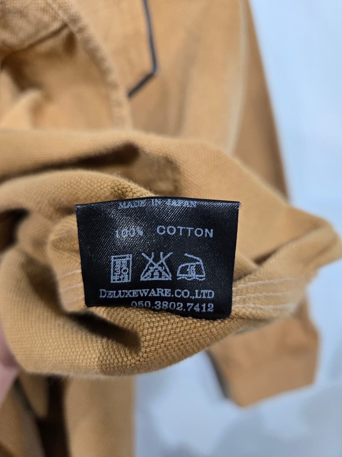 디럭스 웨어 빅유니온 브라운 워크 셔츠 상품이미지7